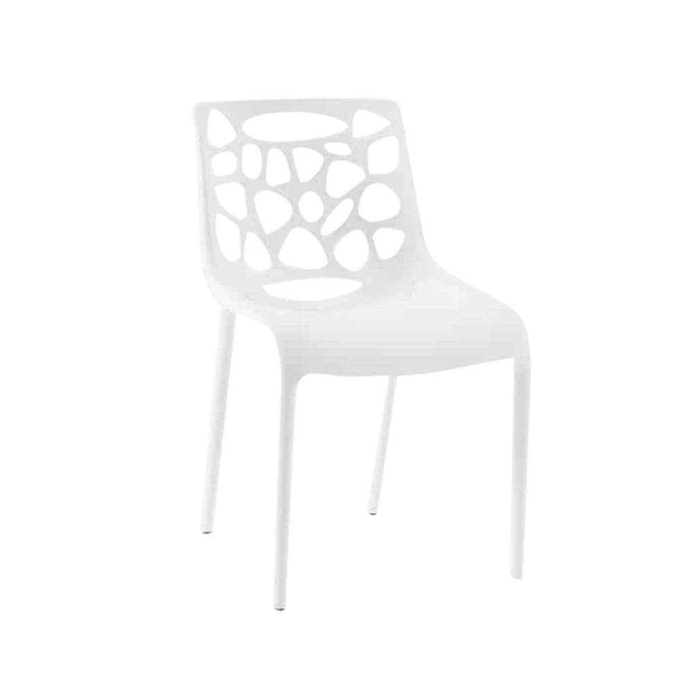 Lace Cafe Dining Chair Outdoor Plastic Chairs - Main Image