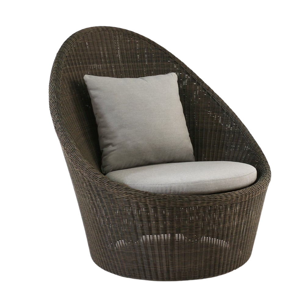 Sunai High-Back Swivel Lounge Chair Outdoor Lounge Chairs