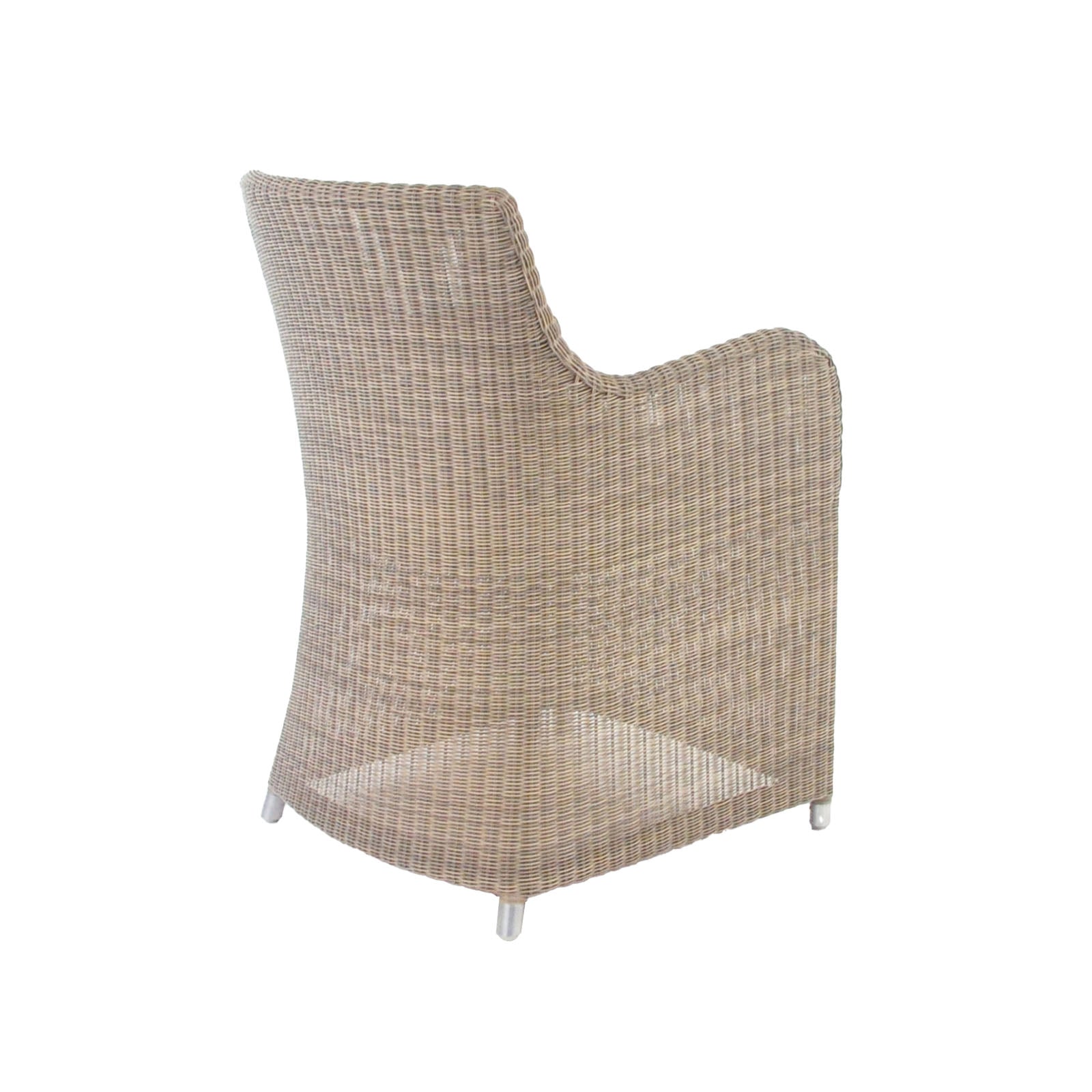 Design Warehouse - 124411 - Moni Wicker Dining Chair  - Stonewash