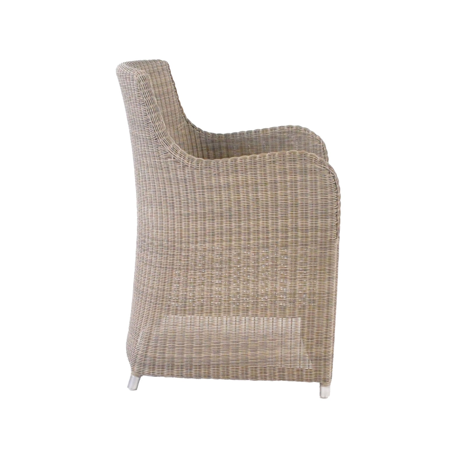 Design Warehouse - 124411 - Moni Wicker Dining Chair  - Stonewash