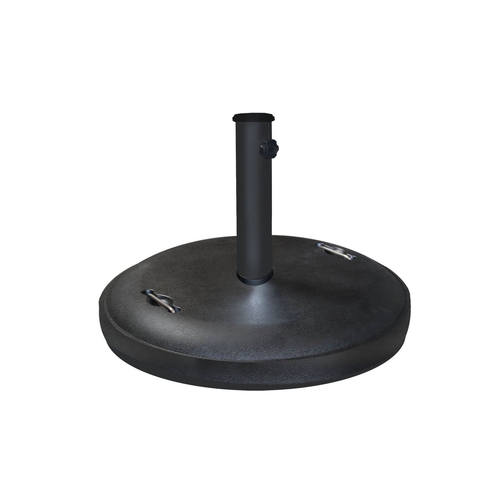 Design Warehouse - 126324 - Mason Round Umbrella Stand 25 Kg  - Black