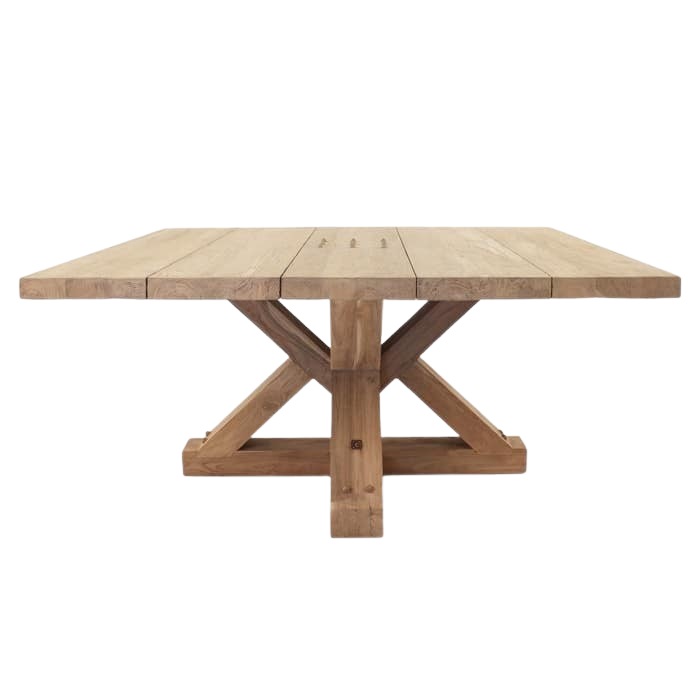 Alex Reclaimed Teak Square Outdoor Dining Table