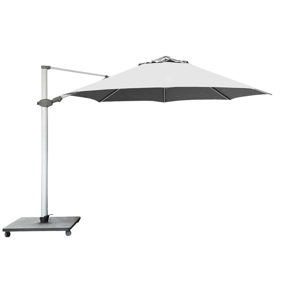 Design Warehouse - Antego Round Cantilever Umbrella 3.5 m White 128101