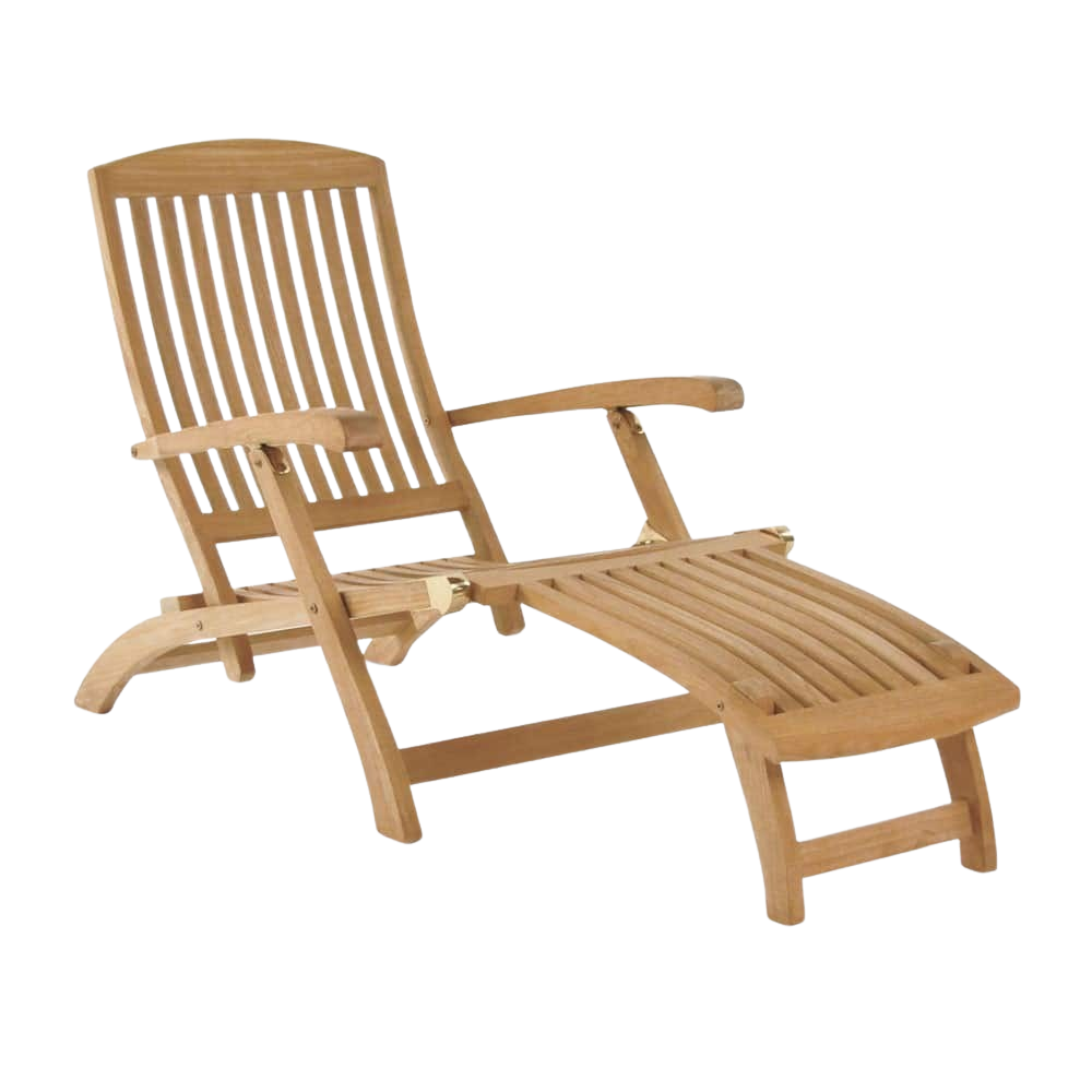 Design Warehouse - Classic Teak Steamer Chair 42042079510827- cc