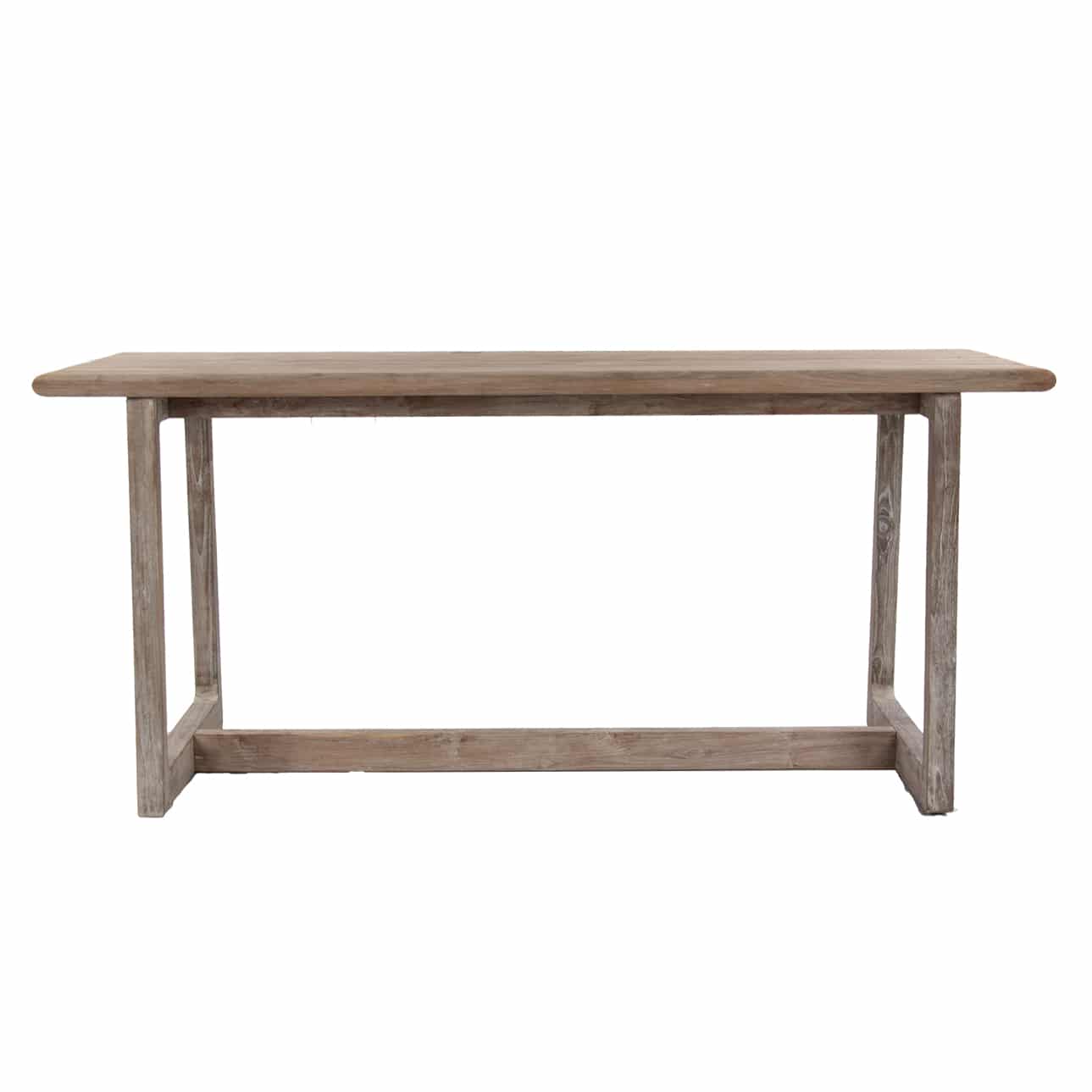 Donald Outdoor Small Reclaimed Teak Counter Height Bar Table