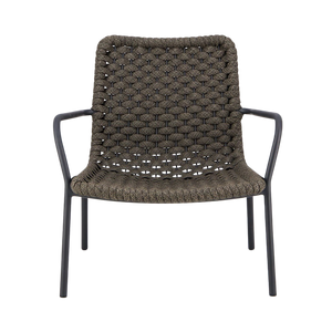 Design Warehouse - 127556 - Dennis Outdoor Relaxing Chair (Charcoal)  - Charcoal cc