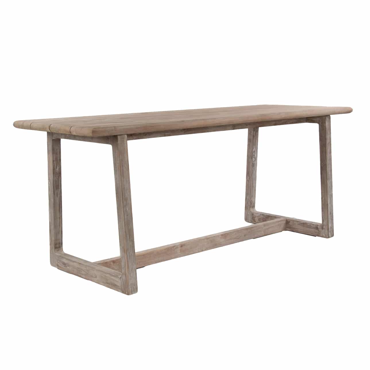 Donald Outdoor Small Reclaimed Teak Counter Height Bar Table