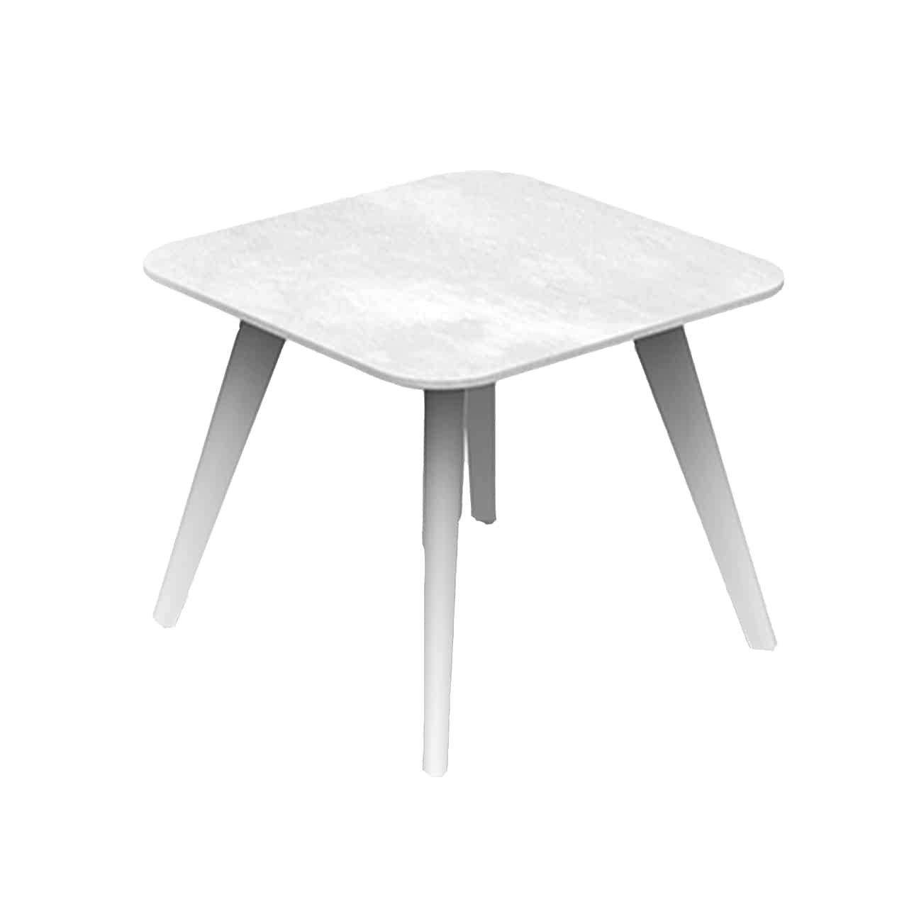 Design Warehouse - 127638 - Kove Outdoor Aluminium Side Table  - White