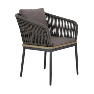 Design Warehouse - 126774 - Oasis Outdoor Dining Chair (Blend Coal)  - Blend Coal cc