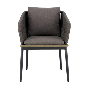 Design Warehouse - 126774 - Oasis Outdoor Dining Chair (Blend Coal)  - Blend Coal cc