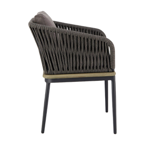 Design Warehouse - 126774 - Oasis Outdoor Dining Chair (Blend Coal)  - Blend Coal cc