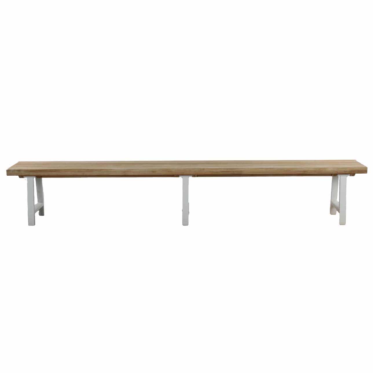 Design Warehouse Santa Fe Teak and Aluminium Outdoor Bench 127506