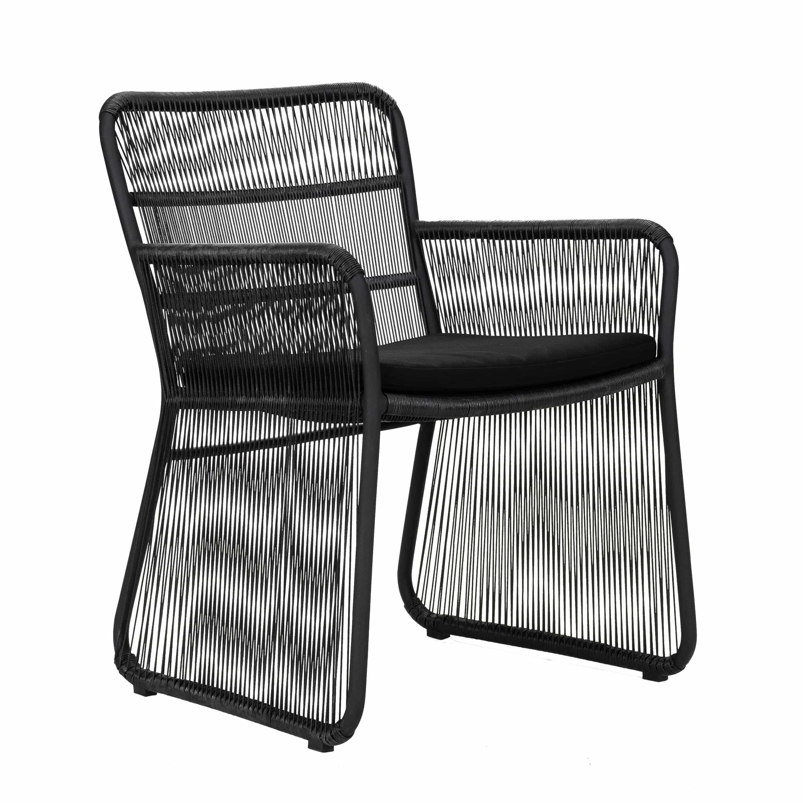 Design Warehouse - 128341 - Alana Outdoor Dining Arm Chair  - Lava