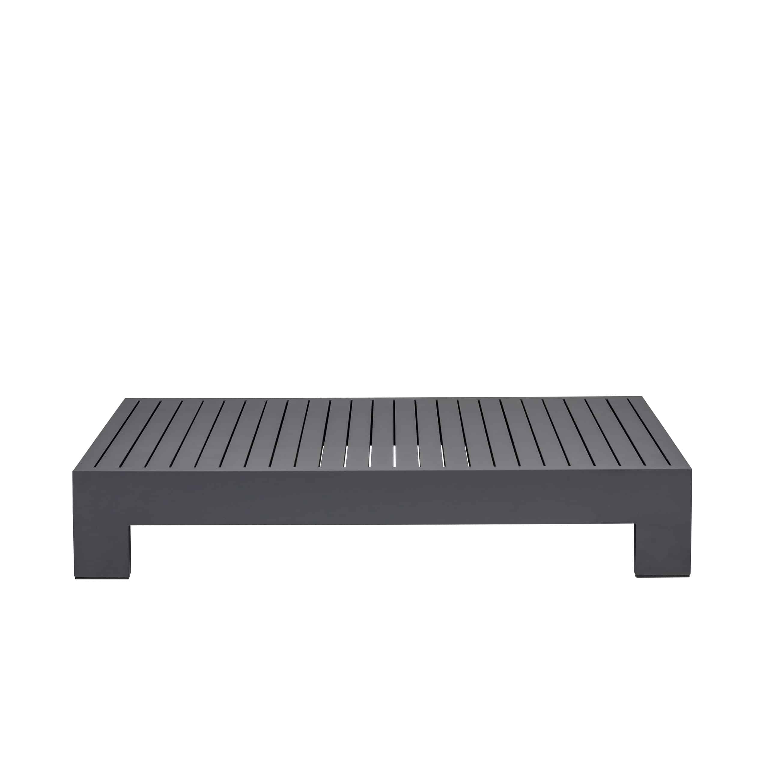 Design Warehouse - 128300 - Amalfi Aluminium Outdoor Coffee Table  - Charcoal