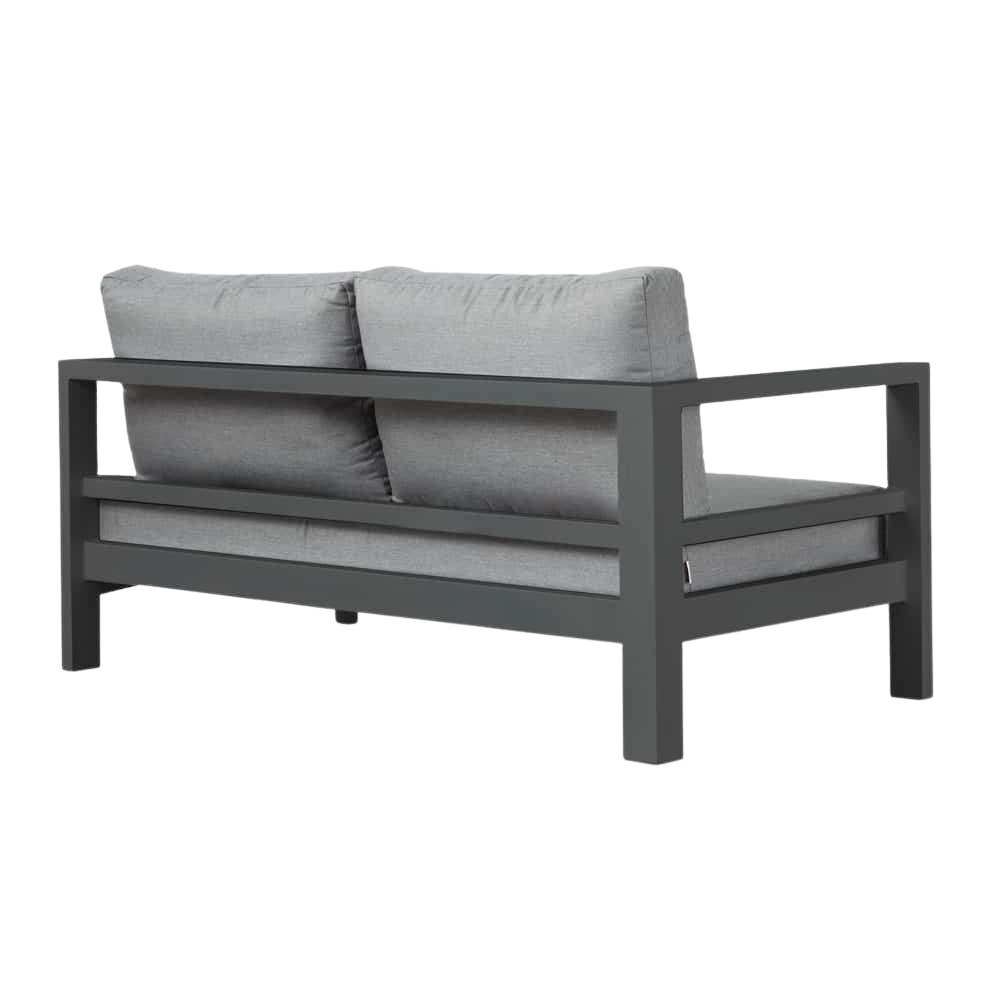 Design Warehouse - 126910 - Amazon Aluminum Outdoor Sectional Right Sofa  - Charcoal cc