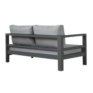 Design Warehouse - 126910 - Amazon Aluminum Outdoor Sectional Right Sofa  - Charcoal cc