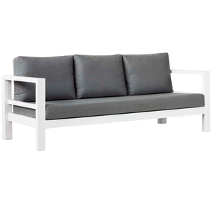 Design Warehouse - 126901 - Amazon Aluminum Outdoor Sofa  - White cc cc