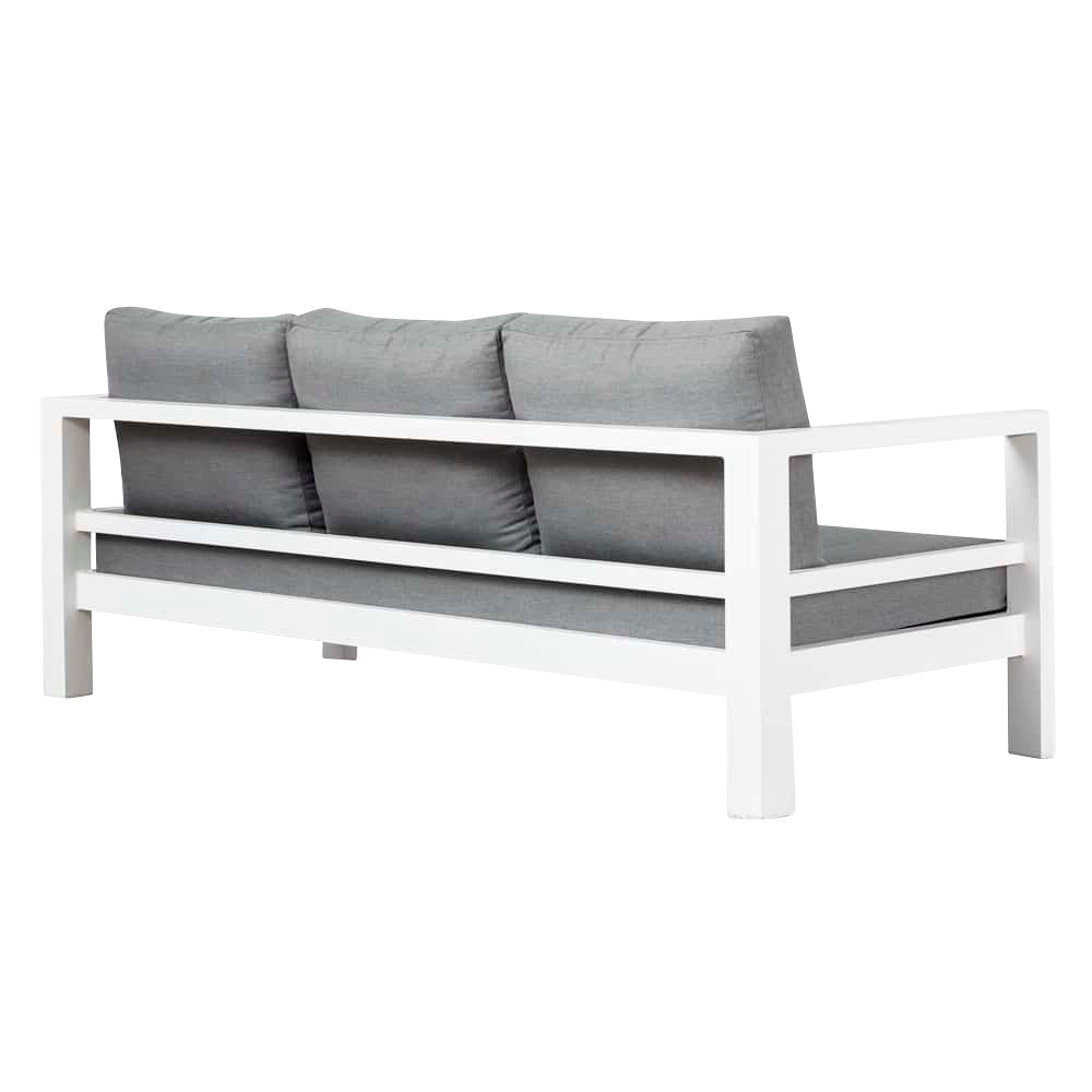 Design Warehouse - 126901 - Amazon Aluminum Outdoor Sofa  - White cc cc