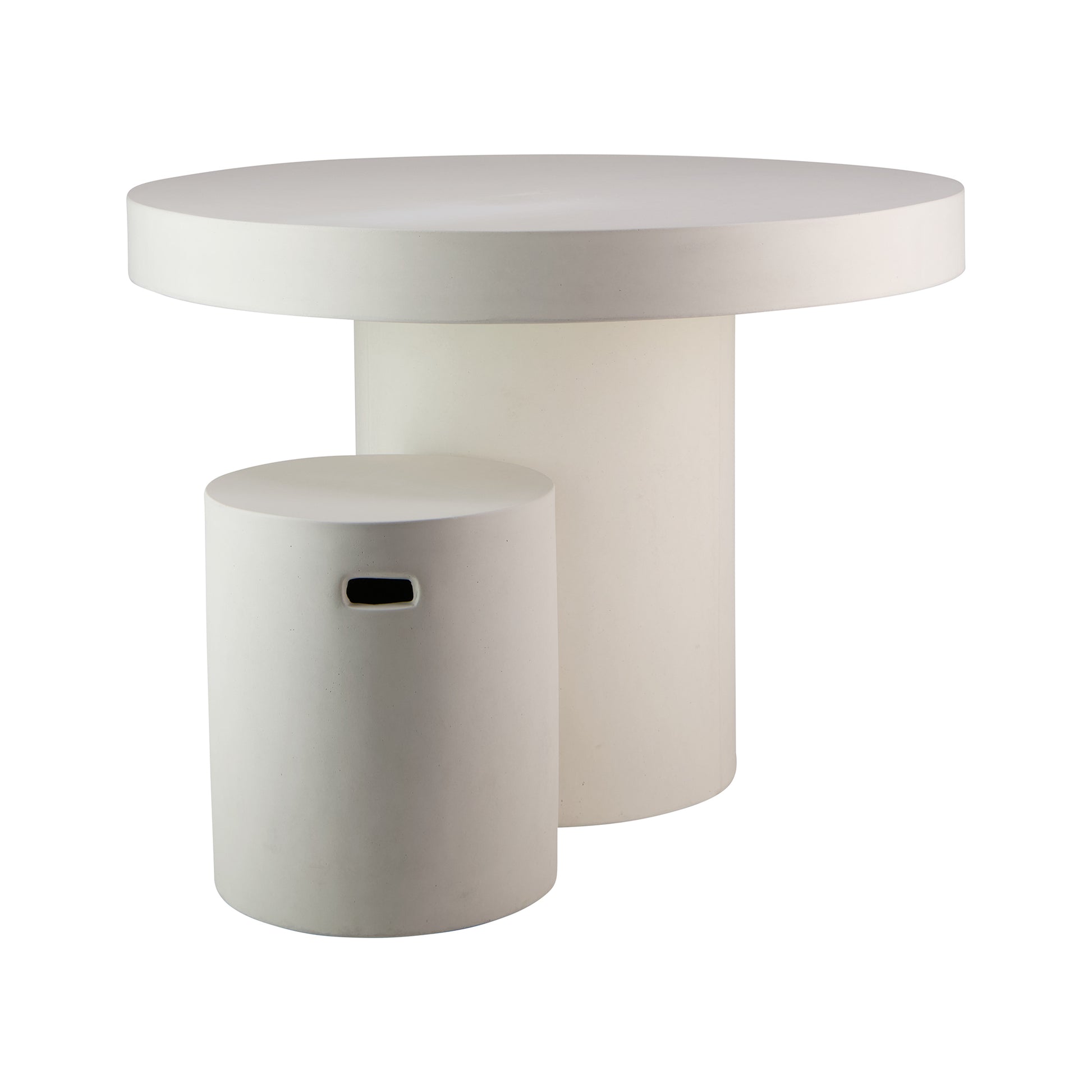 Bercelona Concrete Stool – Lightweight Outdoor Seating