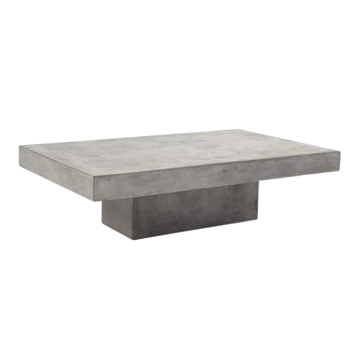 Design Warehouse - Blok Concrete Rectangle Coffee Table 42042013090091- cc
