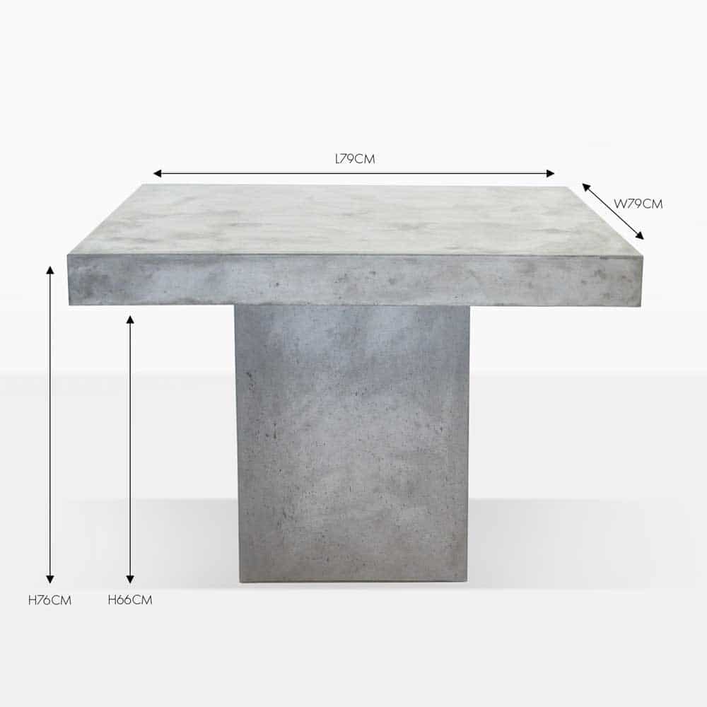 Blok Square Concrete Dining Tables | Outdoor Dining Tables NZ
