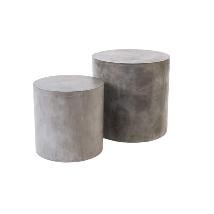 Design Warehouse - Blok Concrete Round Side Table 42210445918507- cc