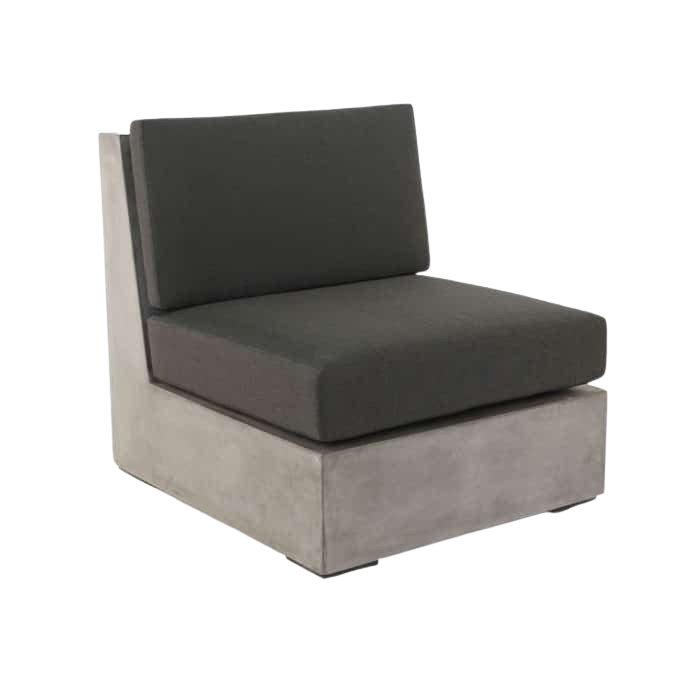 Design Warehouse - Box Concrete Center Chair 42042022887723- cc