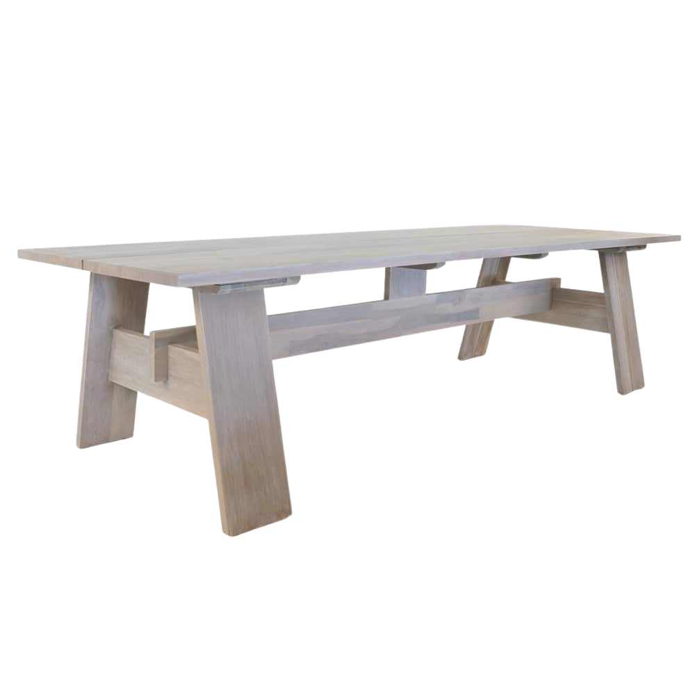 Design Warehouse - Bradford Outdoor Reclaimed Teak Dining Table 42210515190059- cc