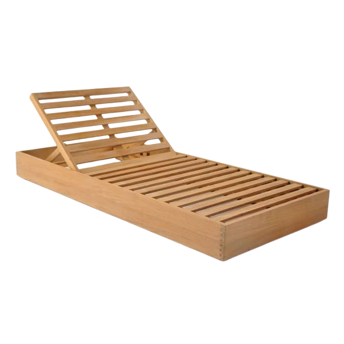 Design Warehouse - Kuba Teak Sun Lounger 42147080831275- cc