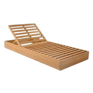 Design Warehouse - Kuba Teak Sun Lounger 42147080831275- cc