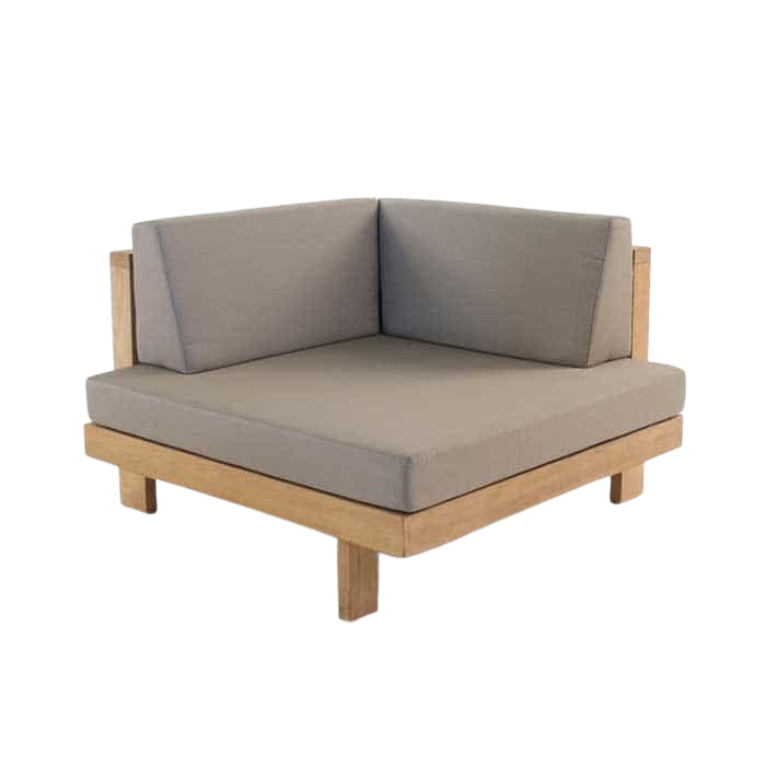 Design Warehouse - Cabo Teak Outdoor Sectional (Corner) 42042053427499- cc