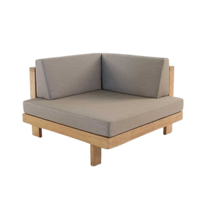 Design Warehouse - Cabo Teak Outdoor Sectional (Corner) 42042053427499- cc