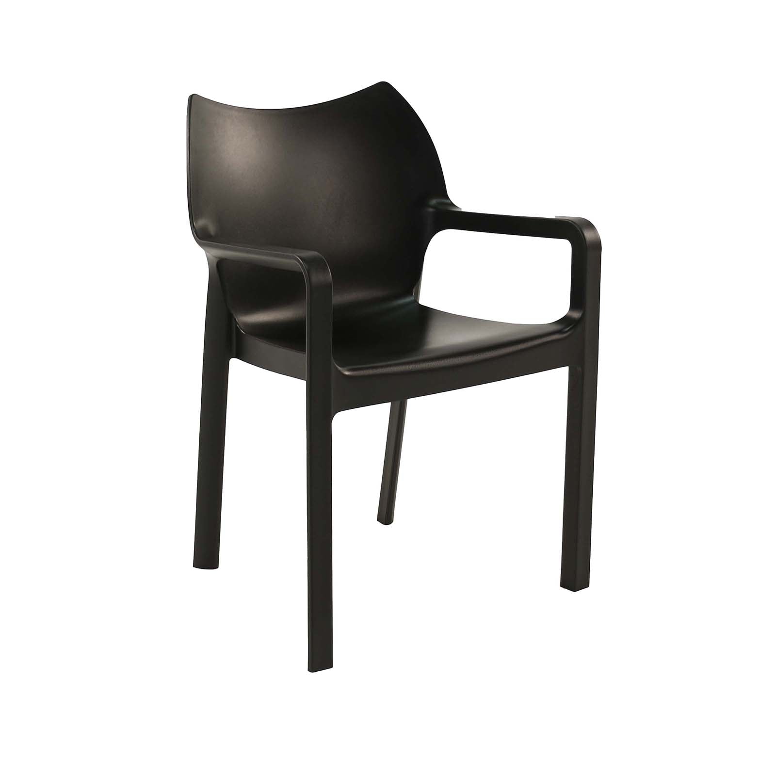 Design Warehouse Cape Cafe Dining Chair front angle 124518