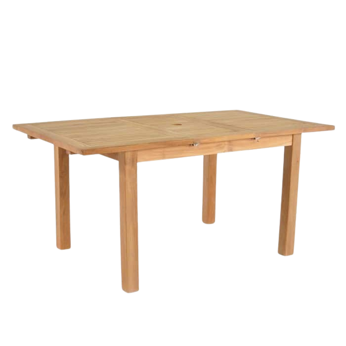 Design Warehouse - Capri Rectangle Teak Extension Outdoor Dining Table 42042064470315- cc