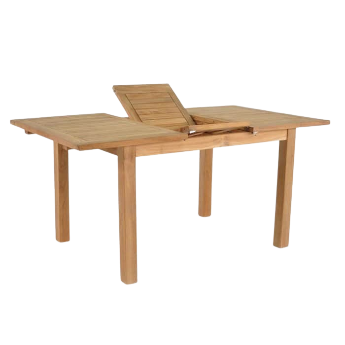 Design Warehouse - Capri Rectangle Teak Extension Outdoor Dining Table 42042064732459- cc