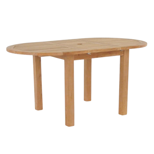 Capri Teak Oval Extension Dining Table | Outdoor Tables NZ