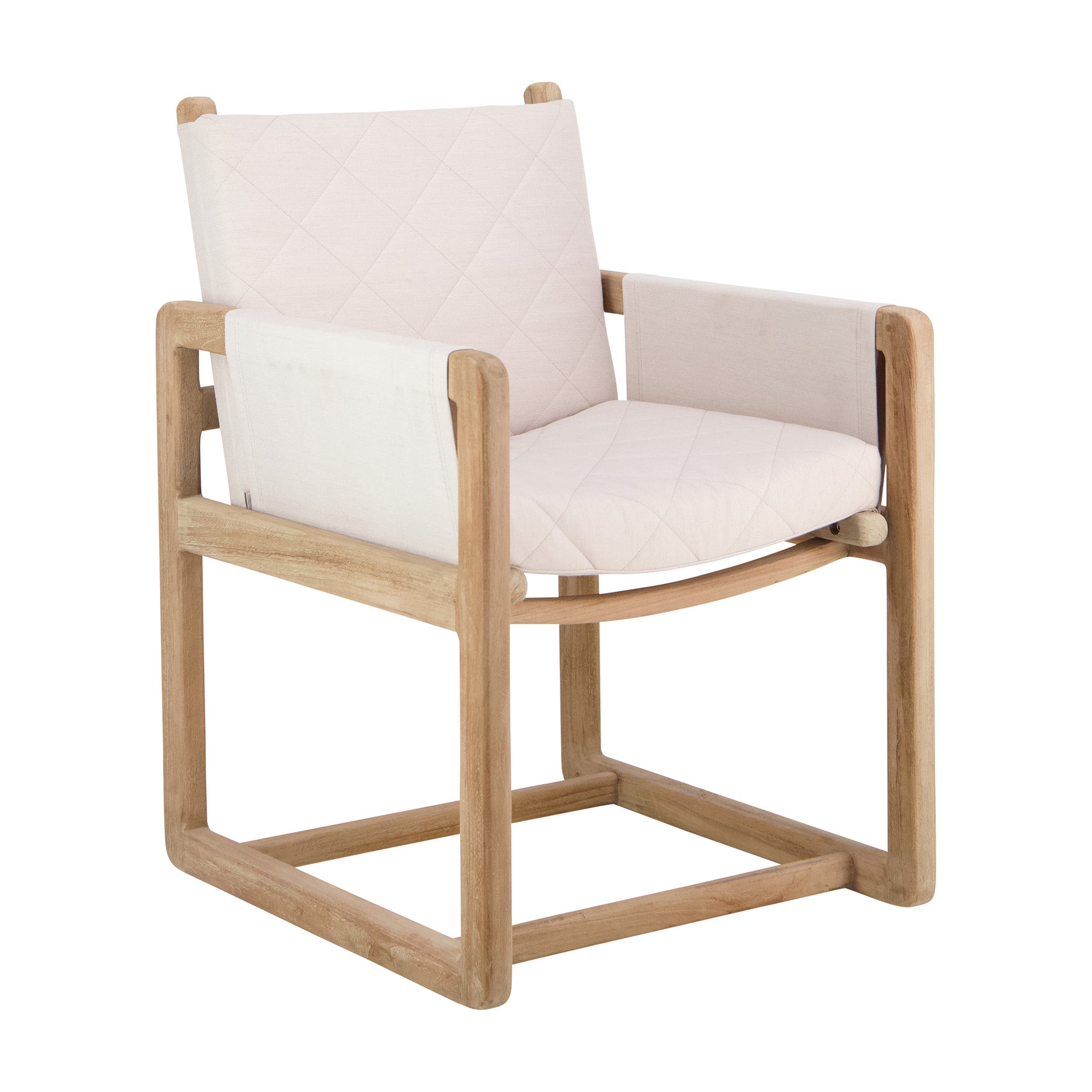 Carlos Outdoor Teak Dining Armchair