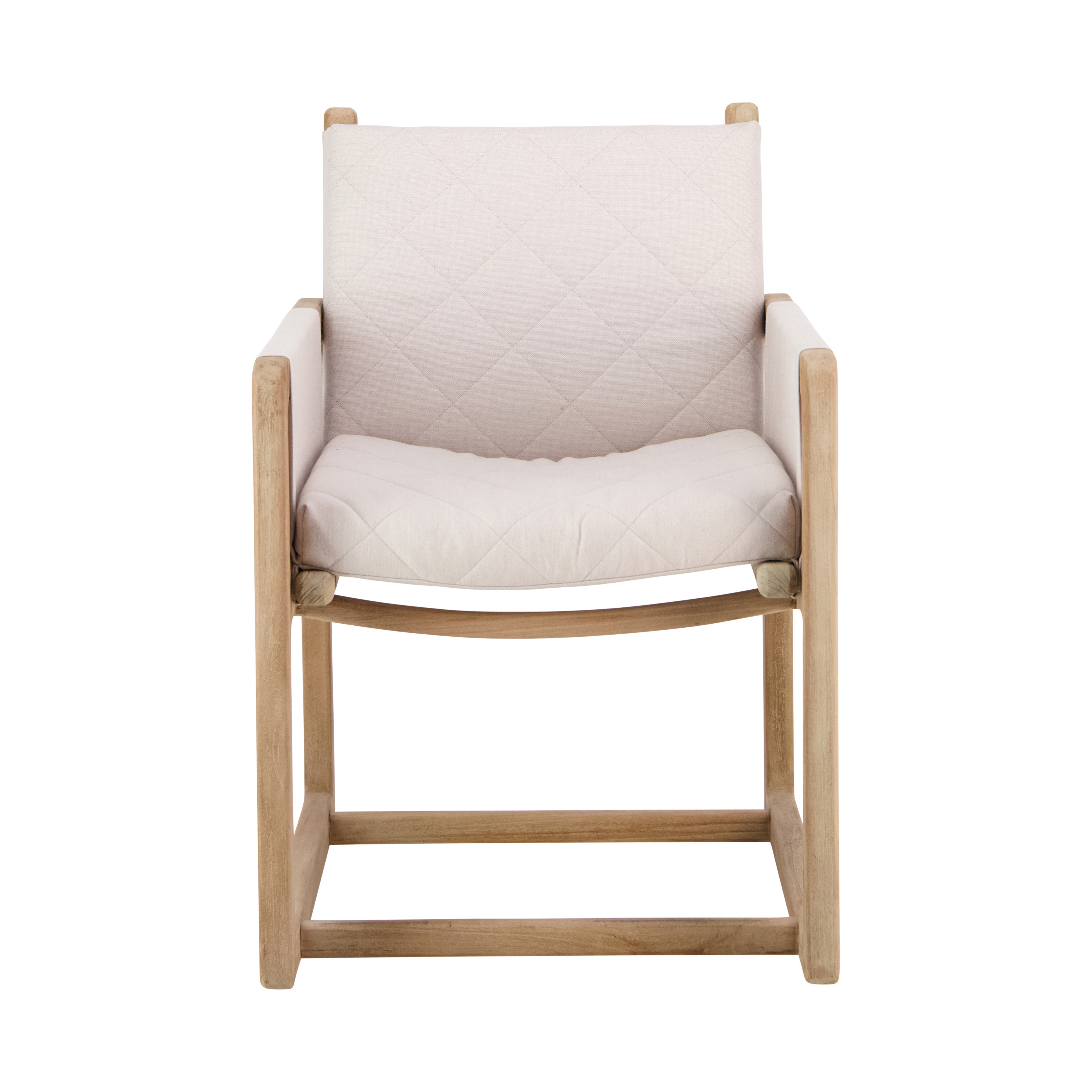 Carlos Outdoor Teak Dining Armchair