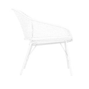 Design Warehouse - 128317 - Chrissie Outdoor Relaxing Chair  - Stonewhite