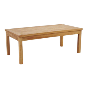 Design Warehouse - Classic Rectangle Teak Coffee Table 42042078462251- cc