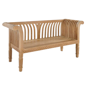Design Warehouse - Cleopatra Teak Outdoor Bench 42030903492907- cc