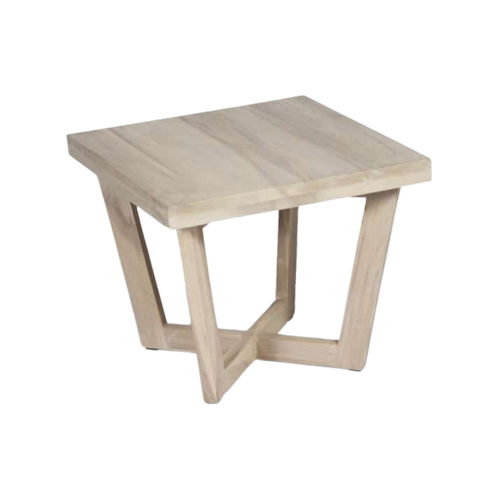 Design Warehouse - Coco Reclaimed Teak Square Side Table 42042082099499- cc