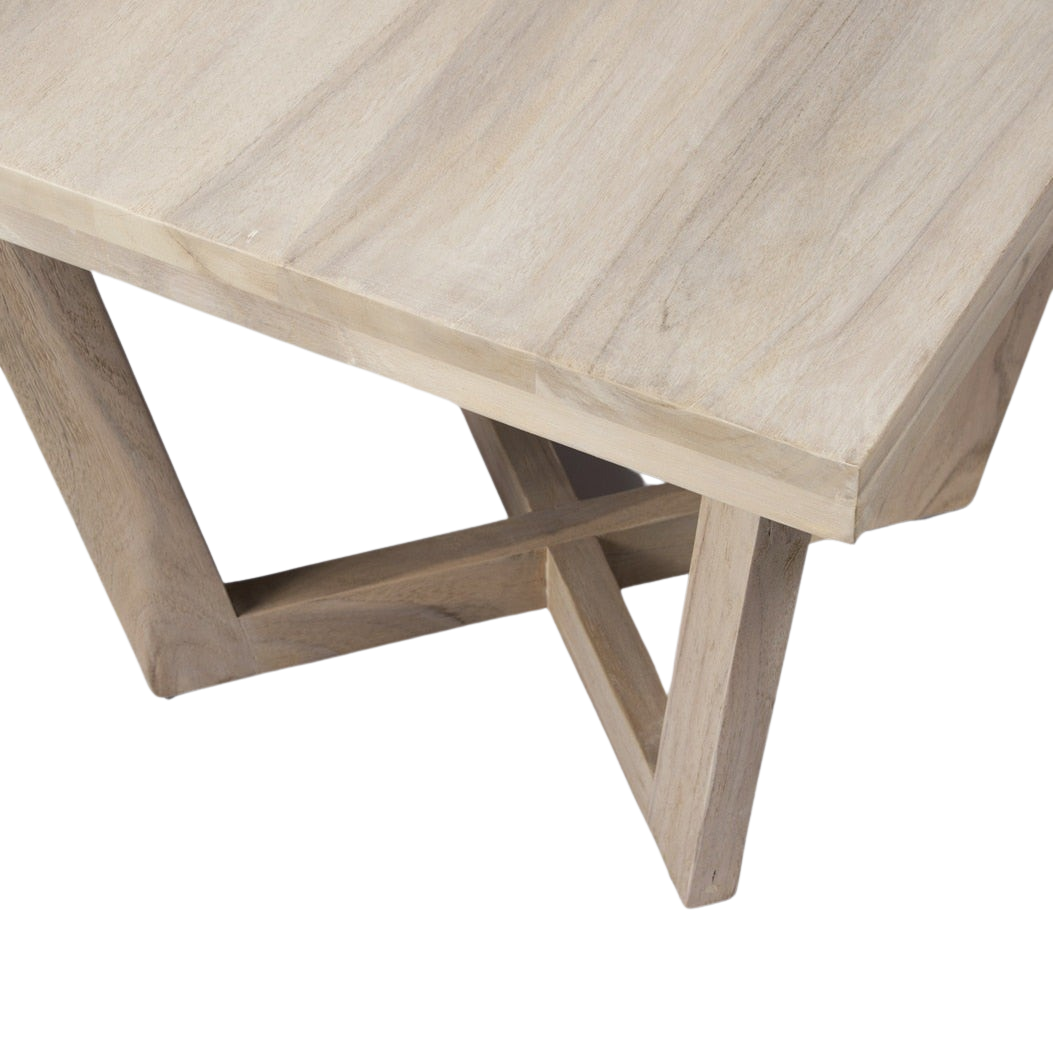 Design Warehouse - Coco Reclaimed Teak Square Side Table 42042082165035- cc