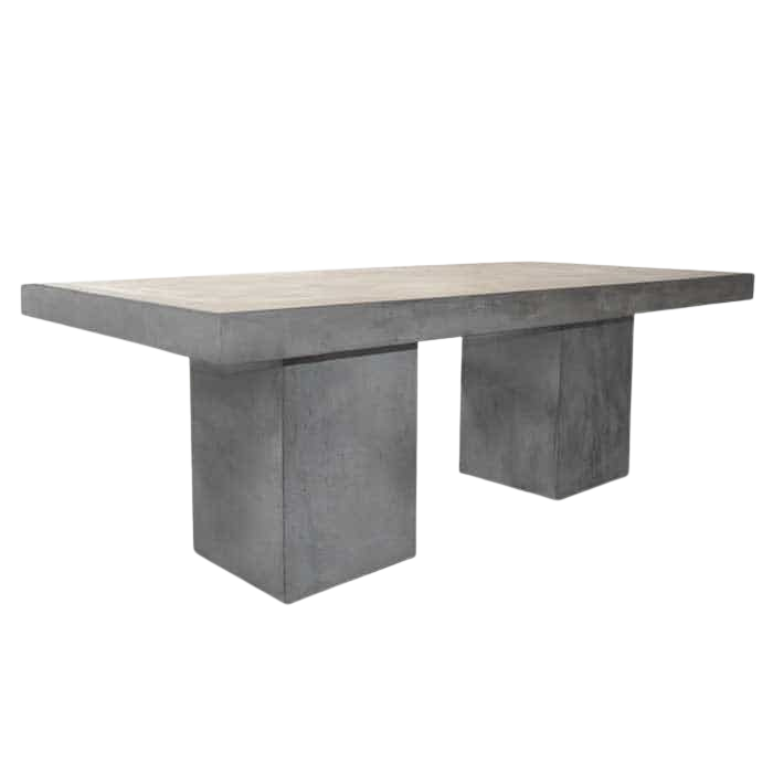 Design Warehouse - Blok Rectangle Concrete Dining Table 42210458337579- cc