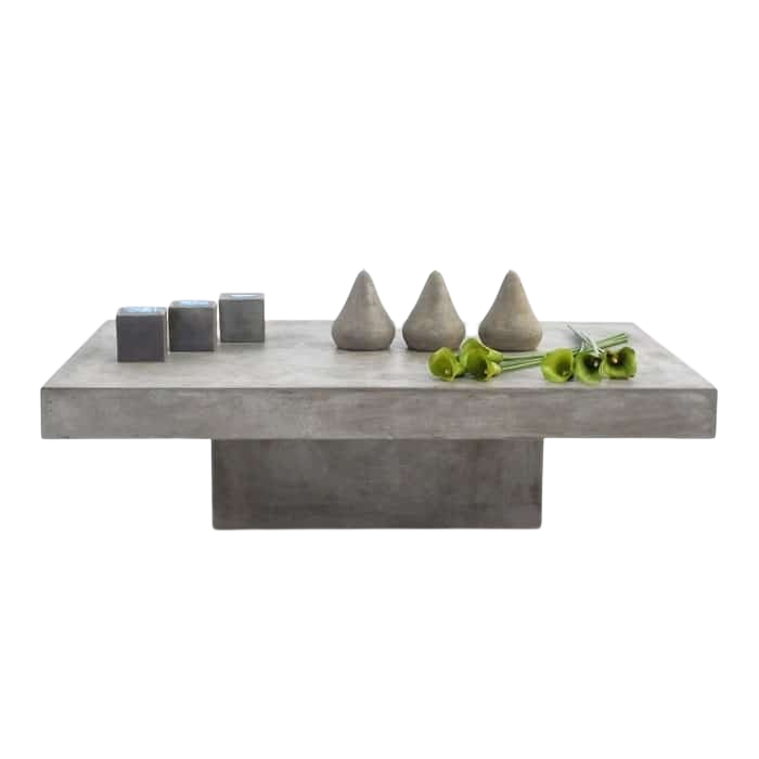 Design Warehouse - Blok Concrete Rectangle Coffee Table 42042012959019- cc