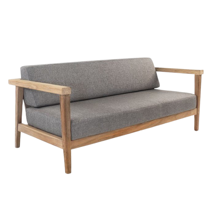 Design Warehouse - Copenhague Reclaimed Teak Loveseat 42042100023595- cc