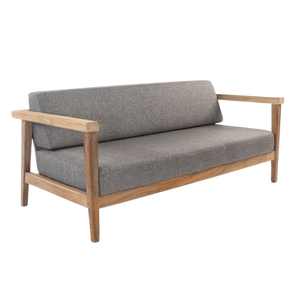 Design Warehouse - Copenhague Reclaimed Teak Loveseat 42042100023595- cc