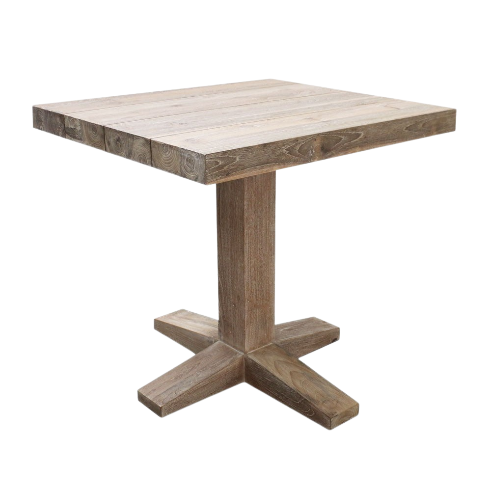 Design Warehouse - Cube Reclaimed Teak Bistro Table 42042110771499- cc