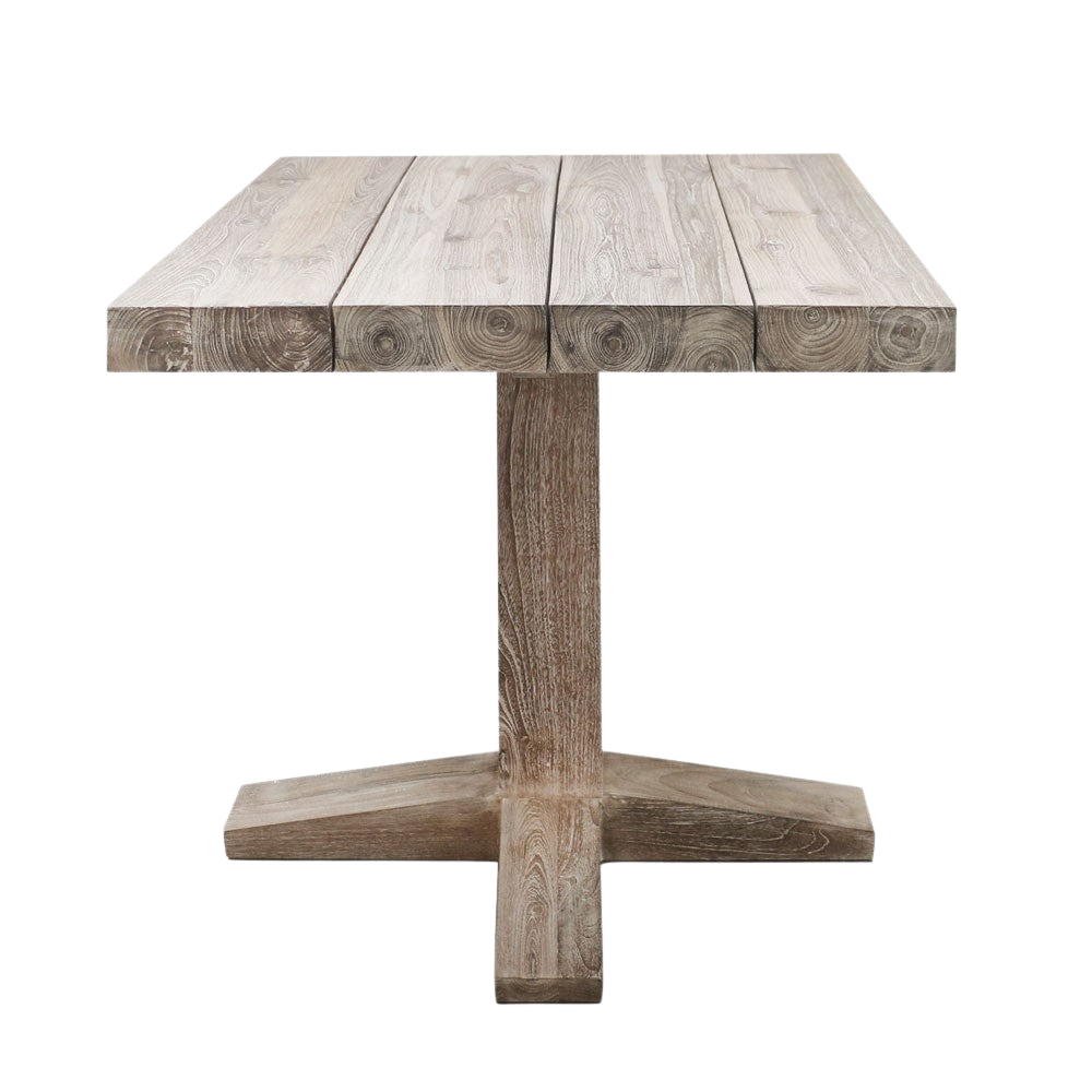 Design Warehouse - Cube Reclaimed Teak Bistro Table 42042111426859- cc