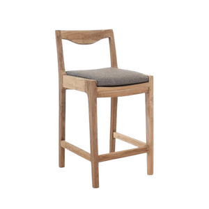 Design Warehouse - Curve Reclaimed Teak Counter Stool 42042113949995- cc